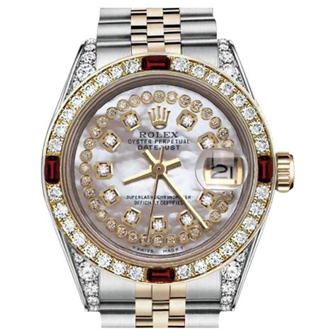 rolex quadrante bianco con diamanti|Acquista Rolex Datejust su Chrono24.